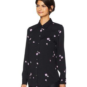 Equipment Mini Tossed Bloom Essential Button Up